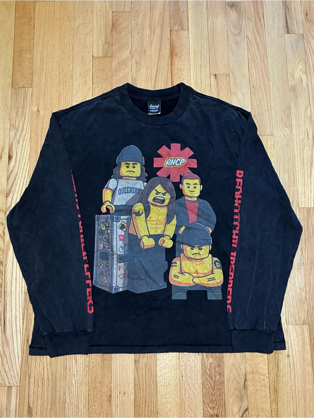 Saintmxxxxxx Lego Red Hot Chili Peppers Graphic Longsleeve T shirt